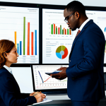 외환관리사와 외환 관리 혁신 연구 - **Foreign Exchange Risk Management:** A diverse team of professionals in a modern office setting, an...