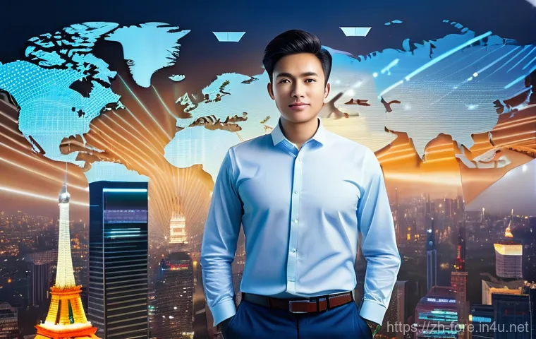 외환관리사와 환율 스터디 자료 공유 - **Prompt: Global Forex Market Immersion**
    A visually captivating, wide-angle shot of a diverse y...