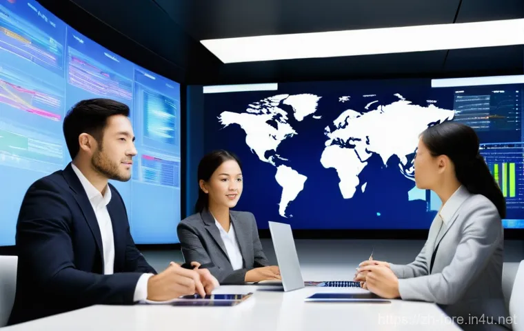 외환관리사와 외환 관리 사례 분석 - **Prompt:** A focused young professional, of East Asian ethnicity, in their late twenties, sits inte...