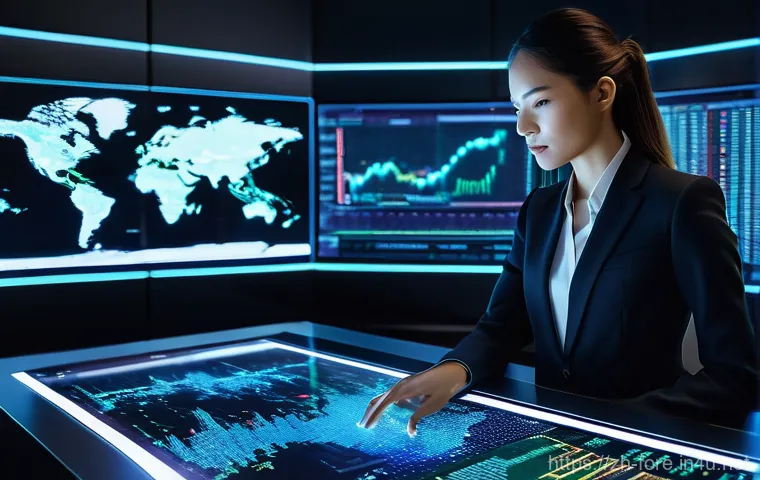 외환관리사와 환율 데이터 분석 사례 - **Prompt 1: "The Seasonal Dance of Global Currencies"**
    A young, East Asian professional in smar...