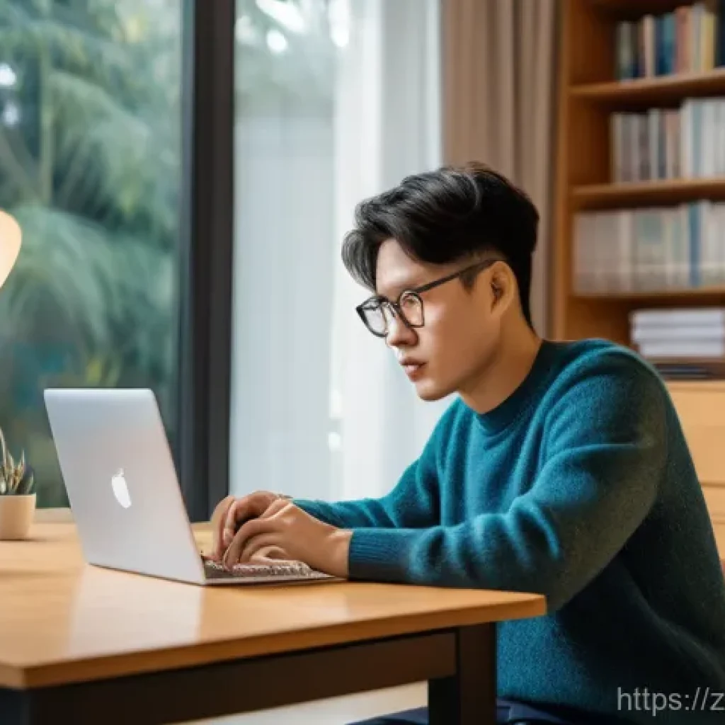 외환관리사와 환율 예측 기법 - **Prompt:** A young East Asian professional, in their late 20s to early 30s, is seated comfortably a...