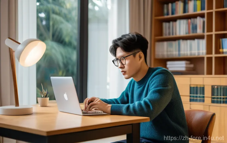 외환관리사와 환율 예측 기법 - **Prompt:** A young East Asian professional, in their late 20s to early 30s, is seated comfortably a...