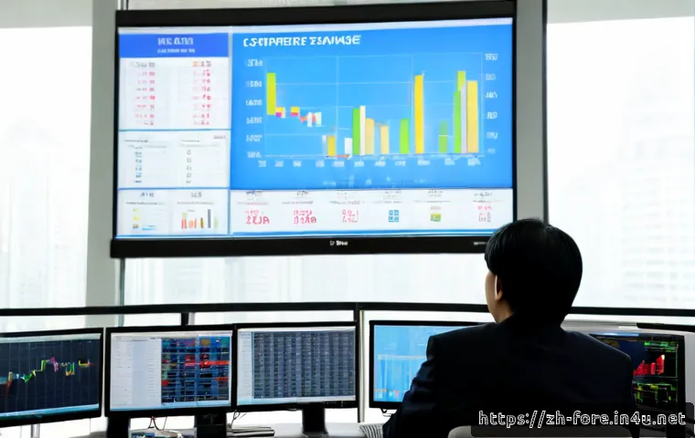 외환관리사와 외환 거래 사례 연구 - Photorealistic foreign exchange manager in a modern Beijing financial office, middle-aged Chinese pr...